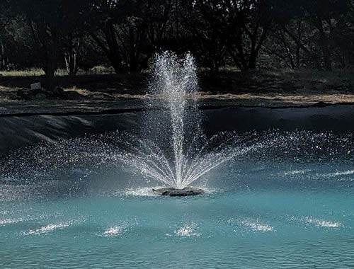 Floating pond fountains